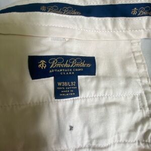 Brooks Brothers Cream Advantage Chino